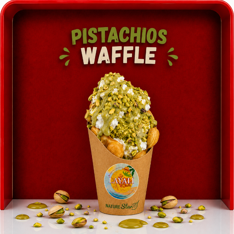 Pistazien waffel