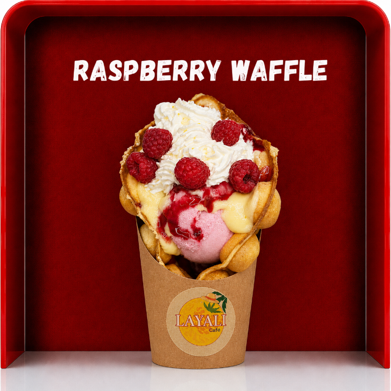 Himbeer waffel
