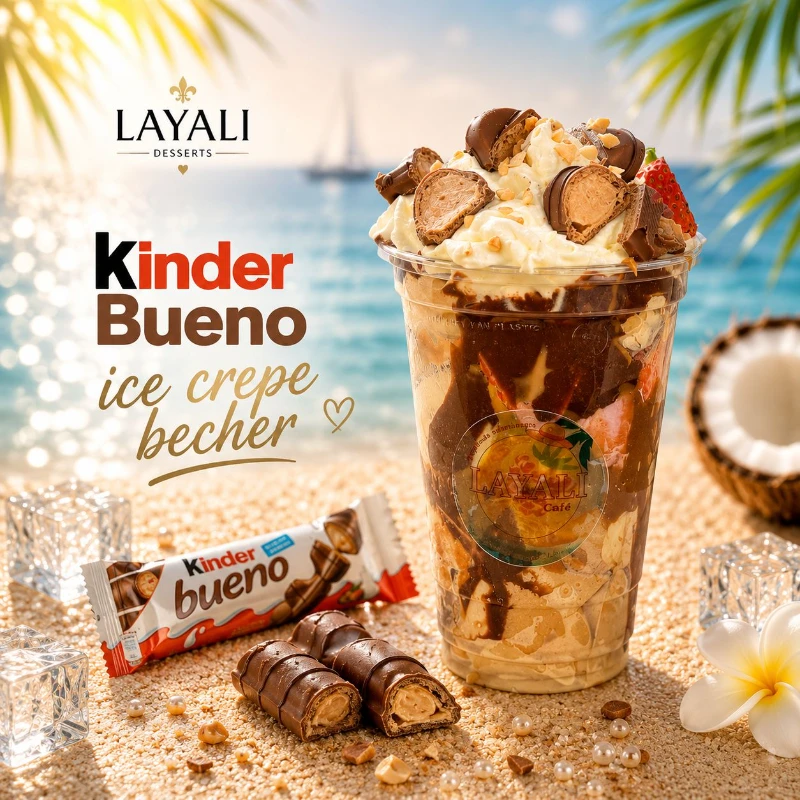 Bueno ice crepe becher