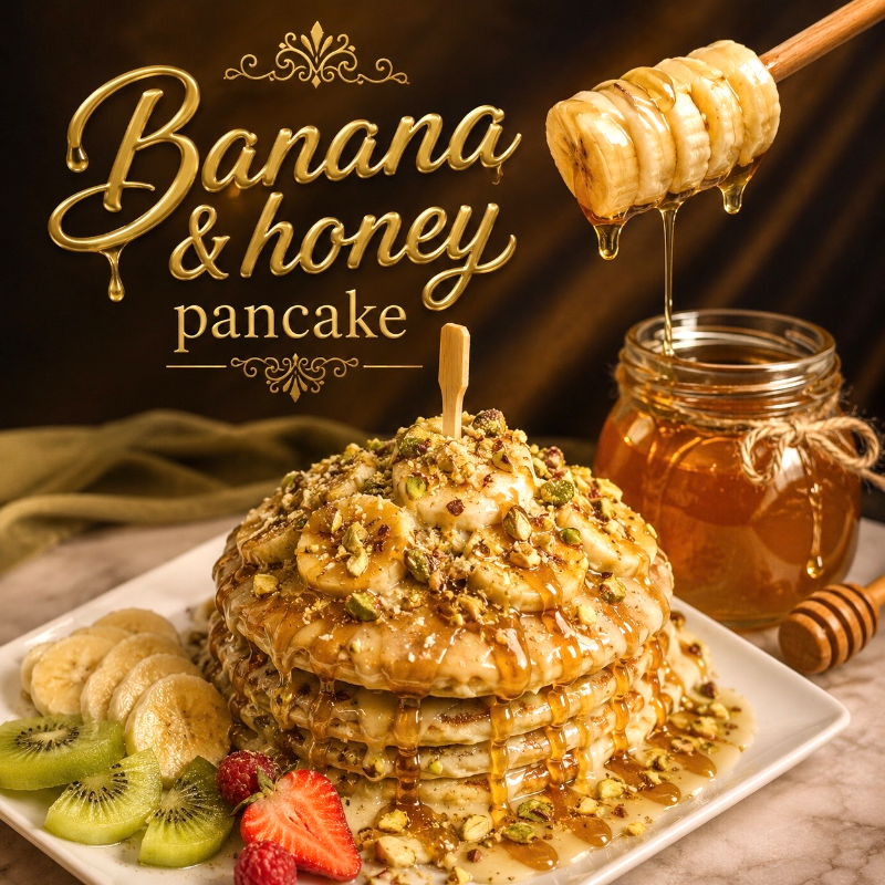 Banana & Honey Pancake