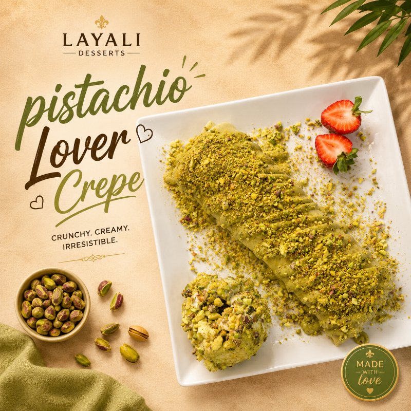 Pistachio Lover crepe