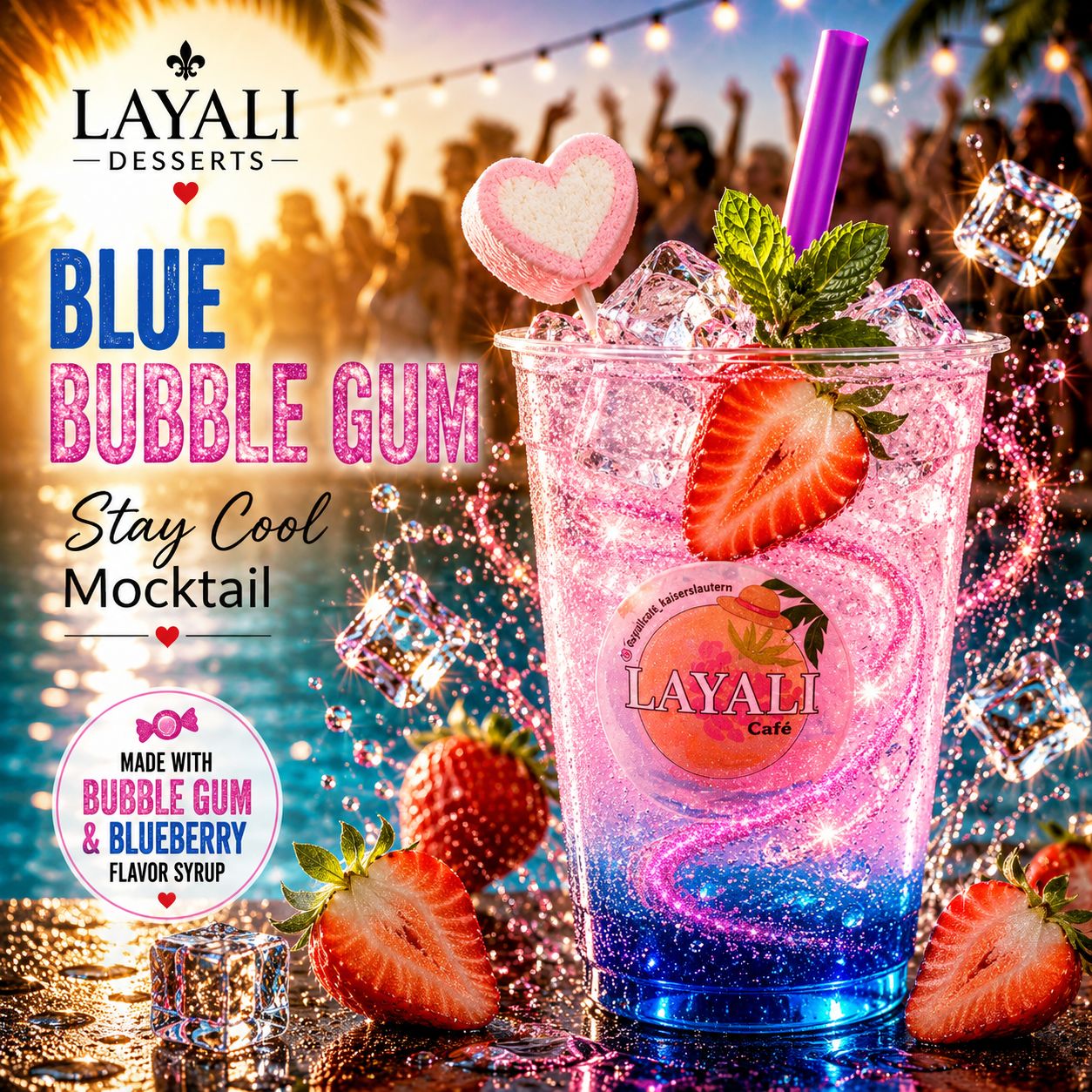 BLUE BUBBLE GUM