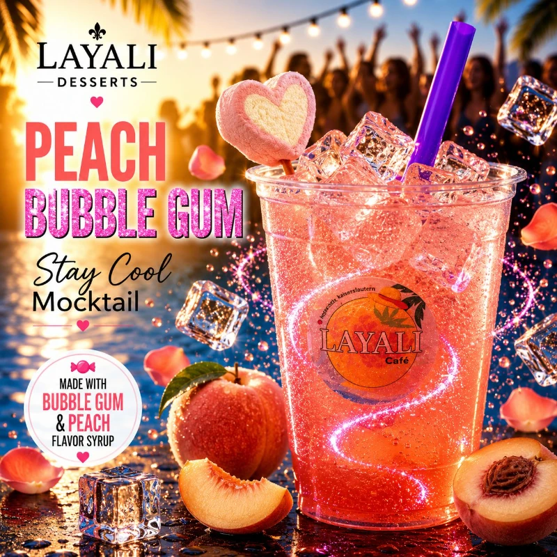 Peach Bubble gum