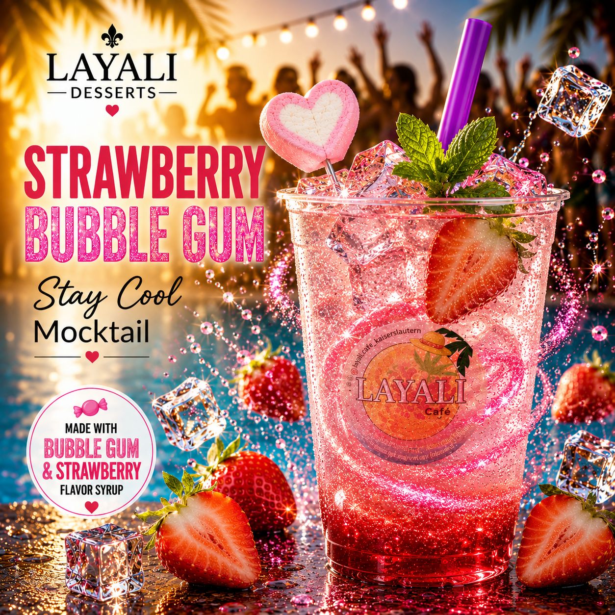 STRAWBERRY BUBBLE GUM