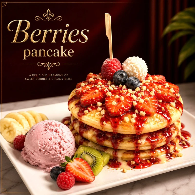 Berries Pancake